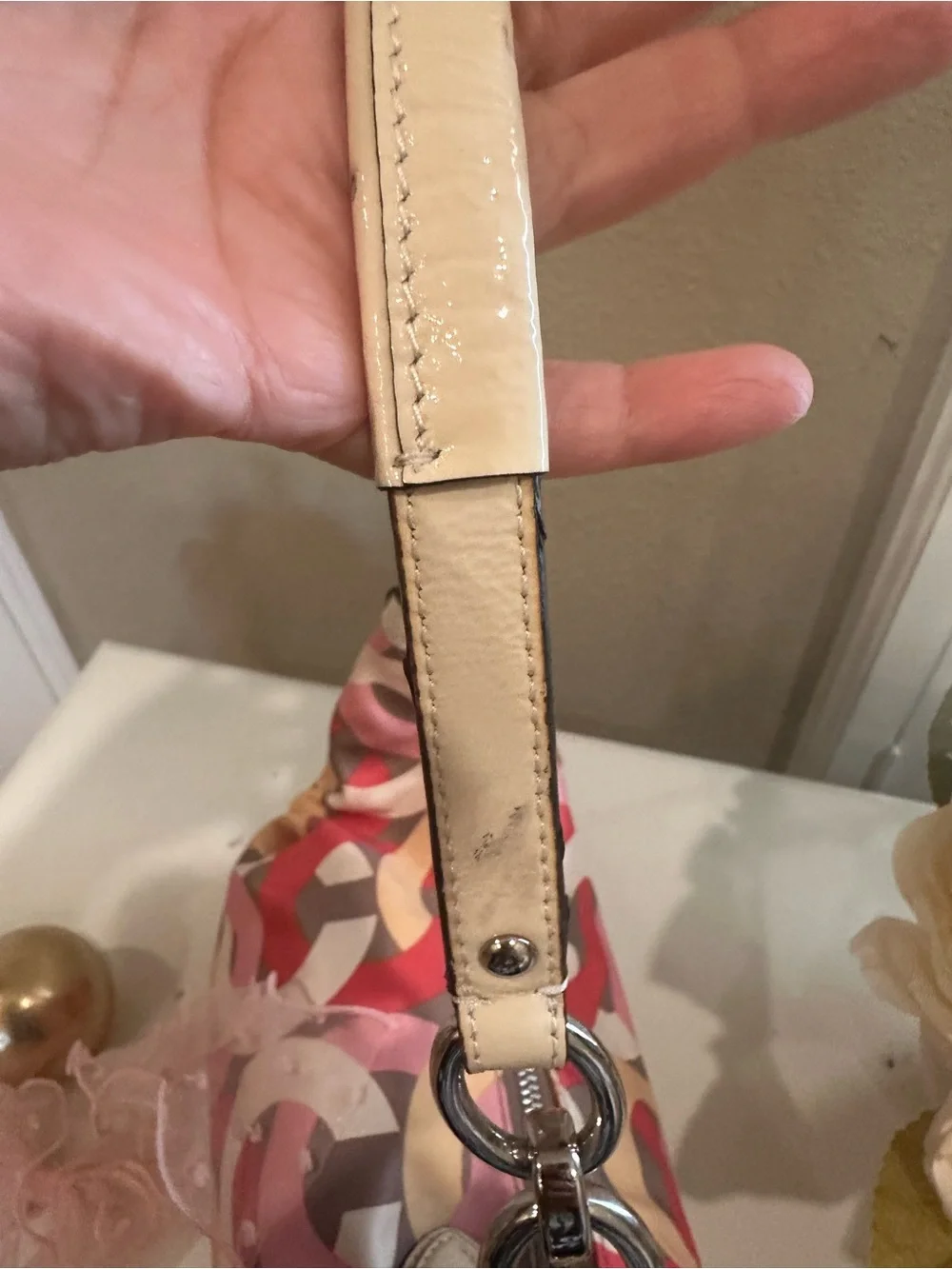 Coach Colorful Geometric Shoulder Bag